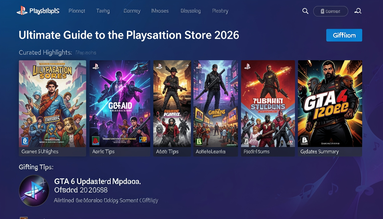 Ultimate Guide to the PlayStation Store 2026: Games, Gifts, and GTA 6 Updates