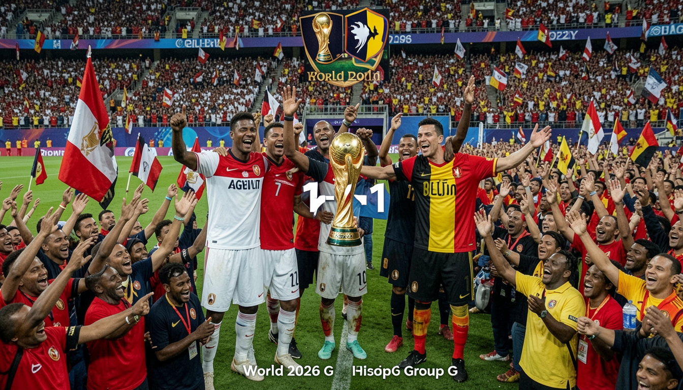Egypt vs Belgium World Cup 2026: Historic 1-1 Draw in Group G