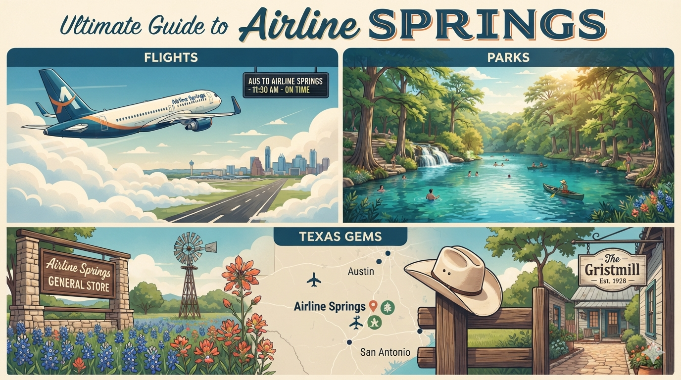 Ultimate Guide to Airline Springs: Flights, Parks, and Texas Gems